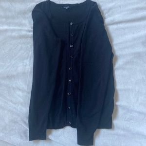 Black cardigan